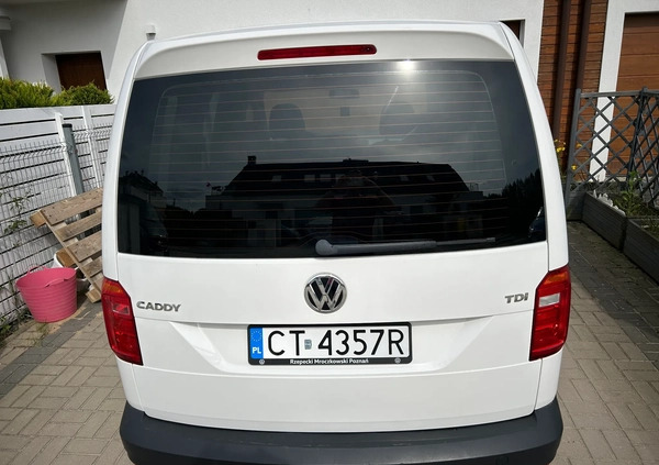 Volkswagen Caddy cena 53000 przebieg: 182000, rok produkcji 2017 z Poznań małe 67